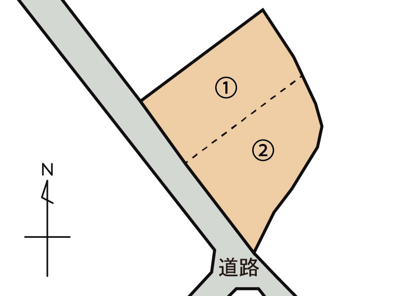 豊前市松江A号地 区画図