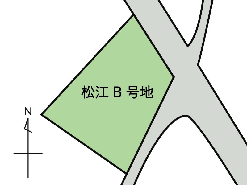 豊前市松江B号地 区画図