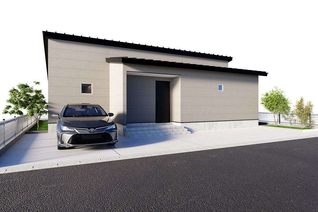 プライベートテラスの家