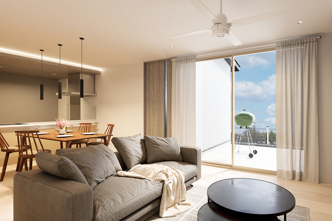 プライベートテラスの家