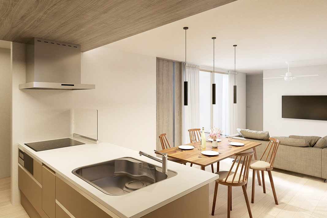 プライベートテラスの家